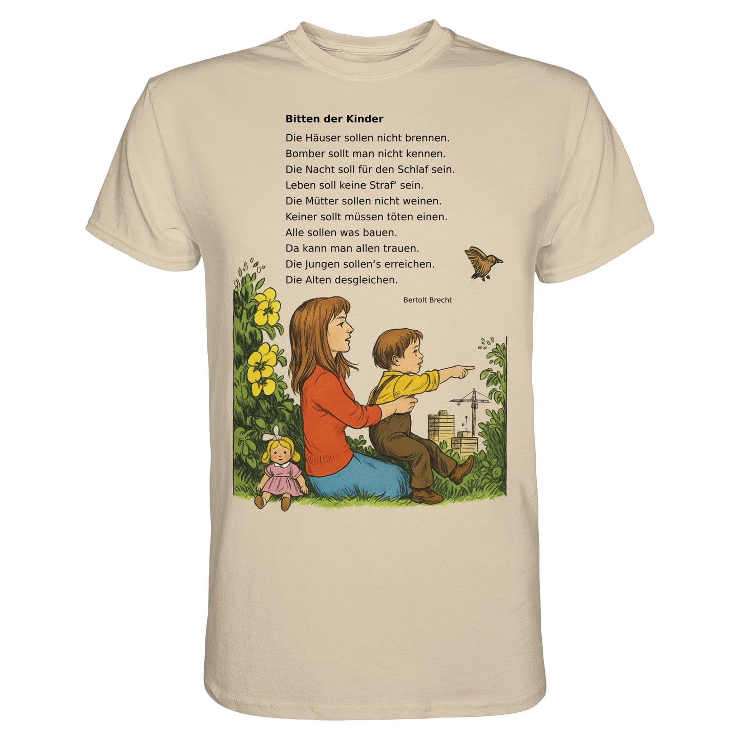 DDR Ostalgie Shirt Unisex • BITTEN DER KINDER - UNSERE FIBEL