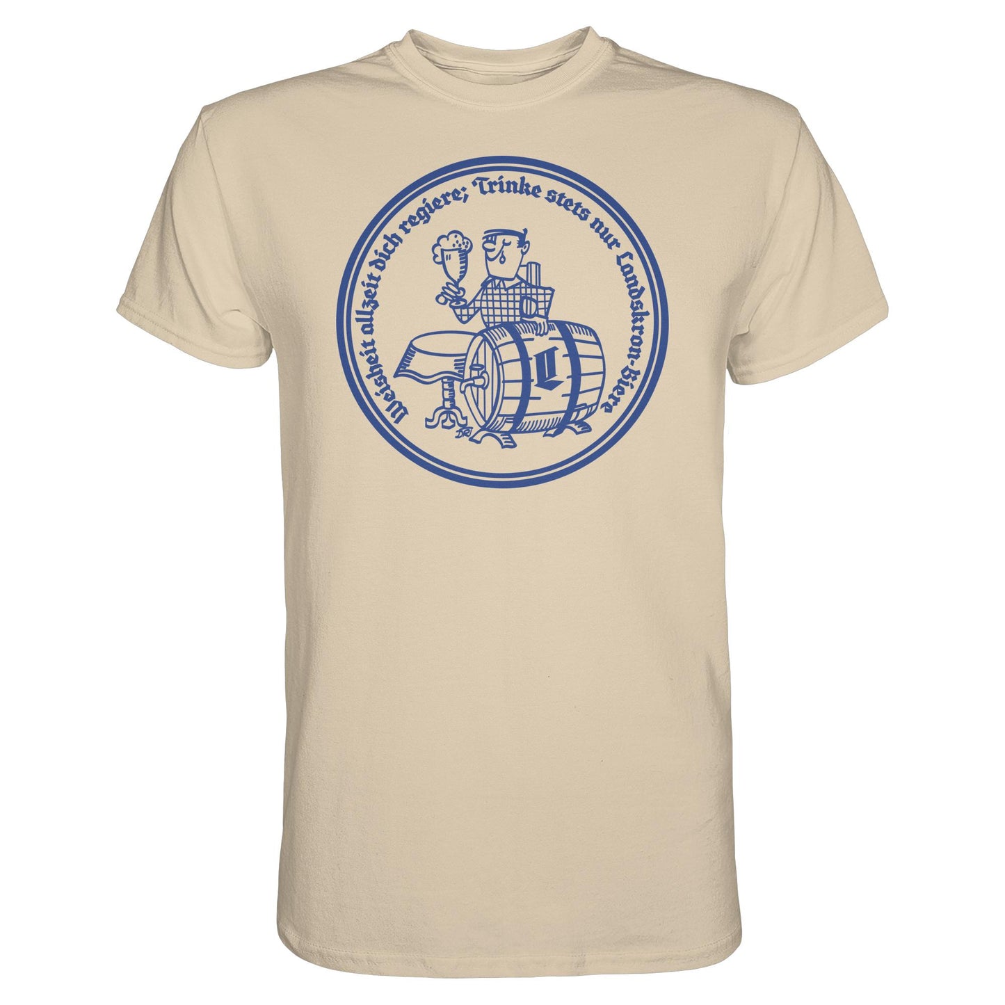 DDR Ostalgie Shirt Unisex • WEISHEIT ALLZEIT DICH REGIERE - LANDSKRON BIERE