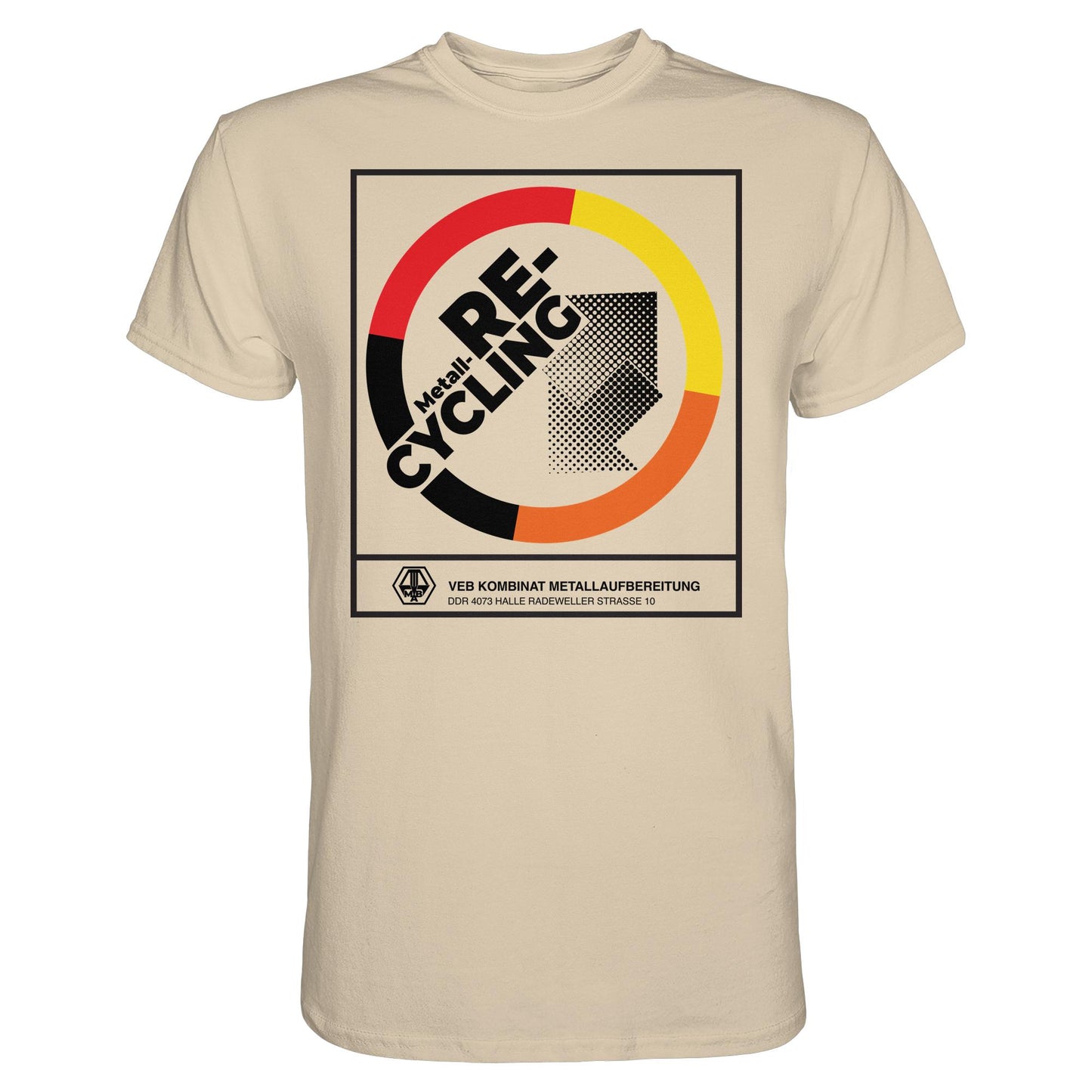 DDR Ostalgie Shirt Unisex• VEB KOMBINAT METALLAUFBEREITUNG HALLE