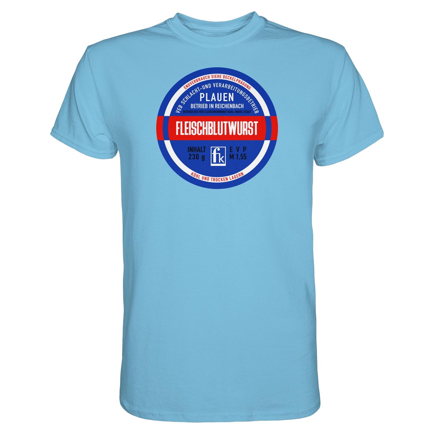 DDR Ostalgie Shirt Unisex • FLEISCHBLUTWURST KONSERVE - PLAUEN