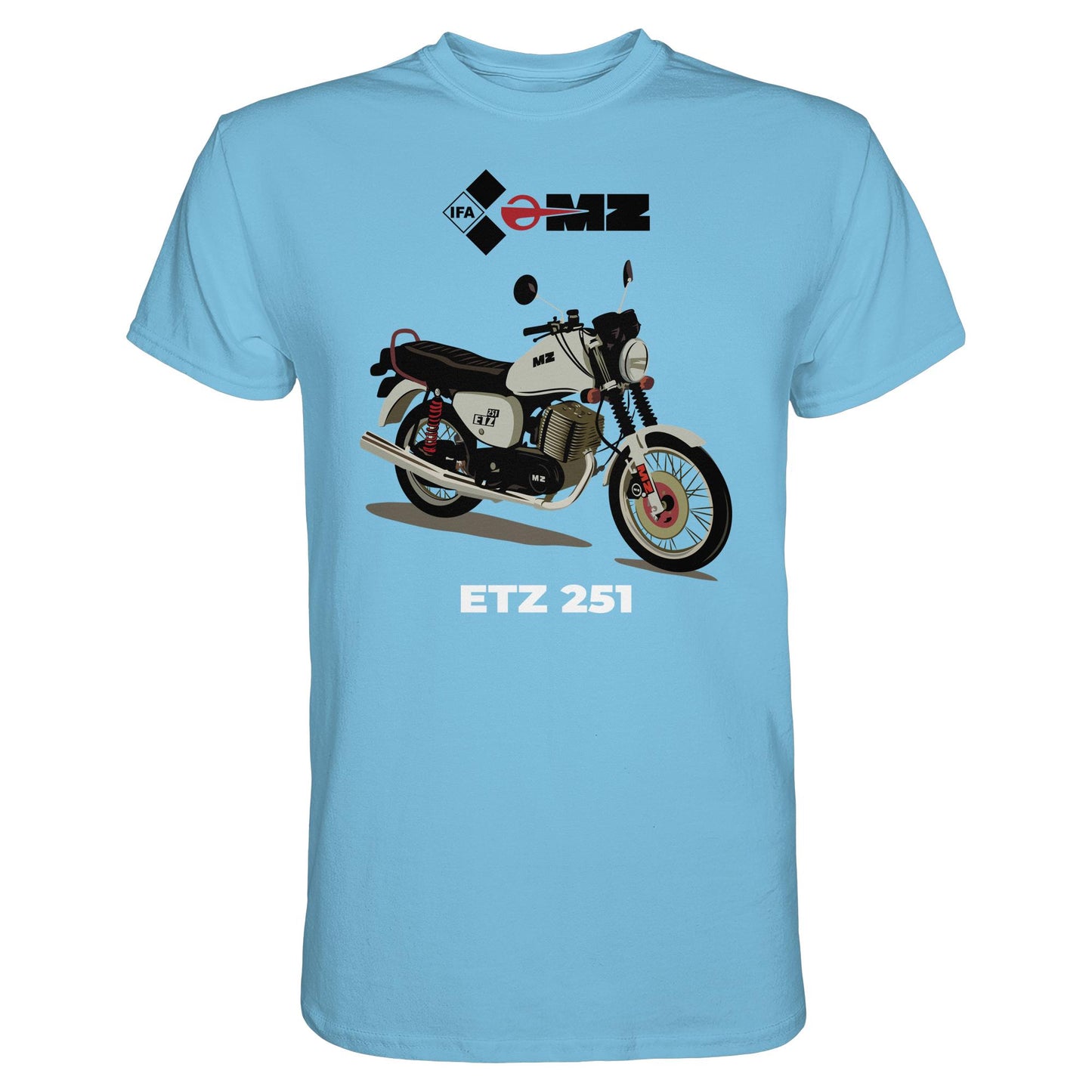 DDR Ostalgie Shirt Unisex • MZ ETZ 251 - ORIGINALWERBUNG