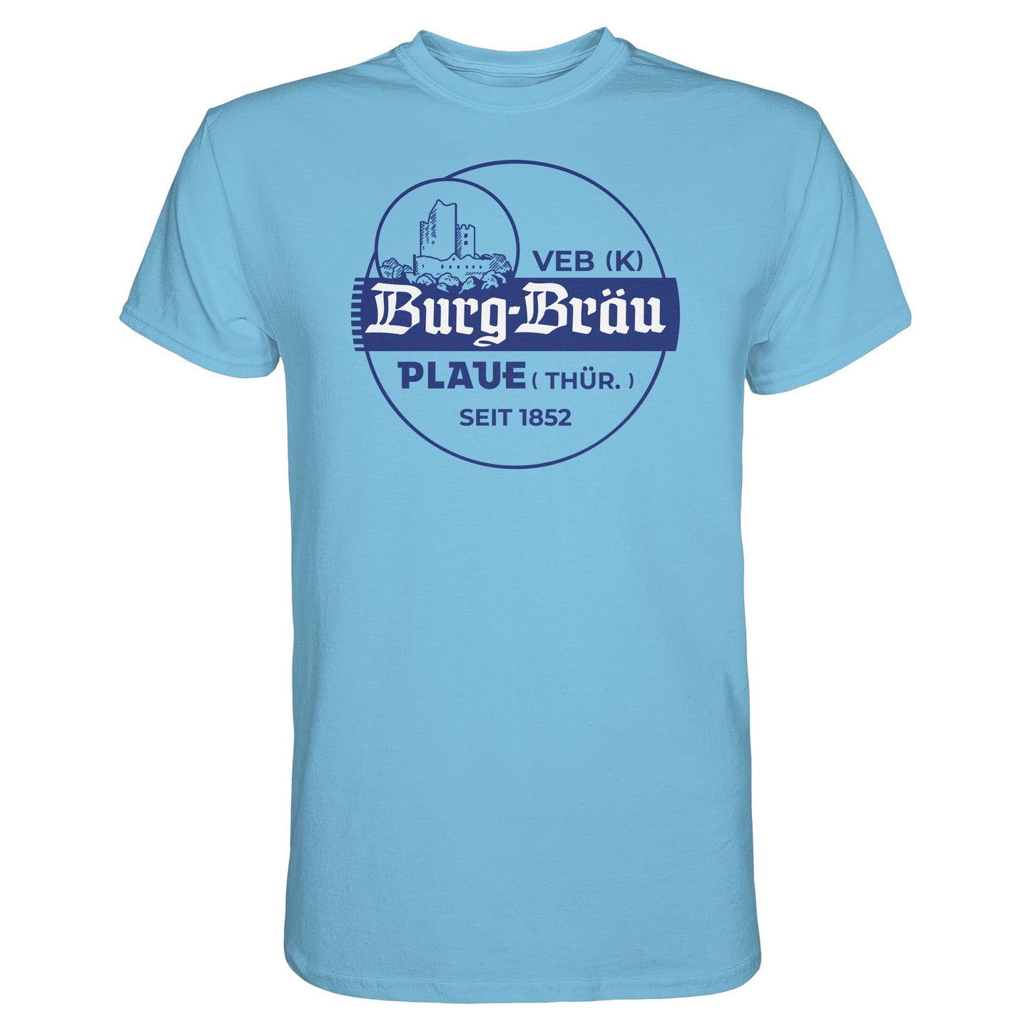 PREMIUM SHIRT UNISEX • VEB BURG-BRÄU PLAUE BIERE
