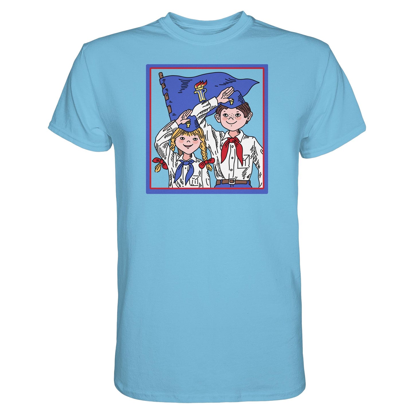 PREMIUM SHIRT UNISEX • JUNGE PIONIERE - ORIGINAL ILLUSTRATION