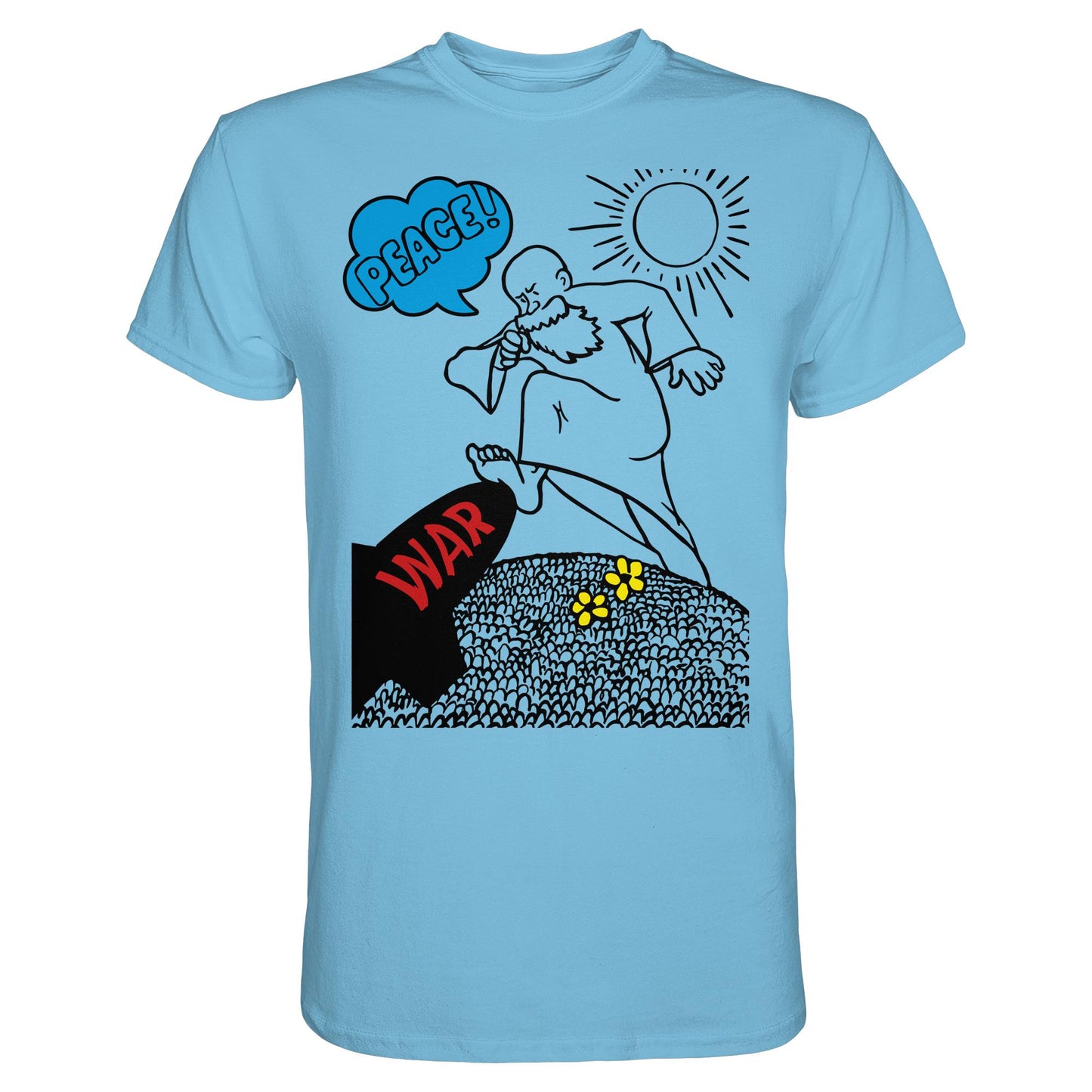 DDR Ostalgie Shirt Unisex • PEACE & WAR (ORIGINAL DDR-PLAKAT)