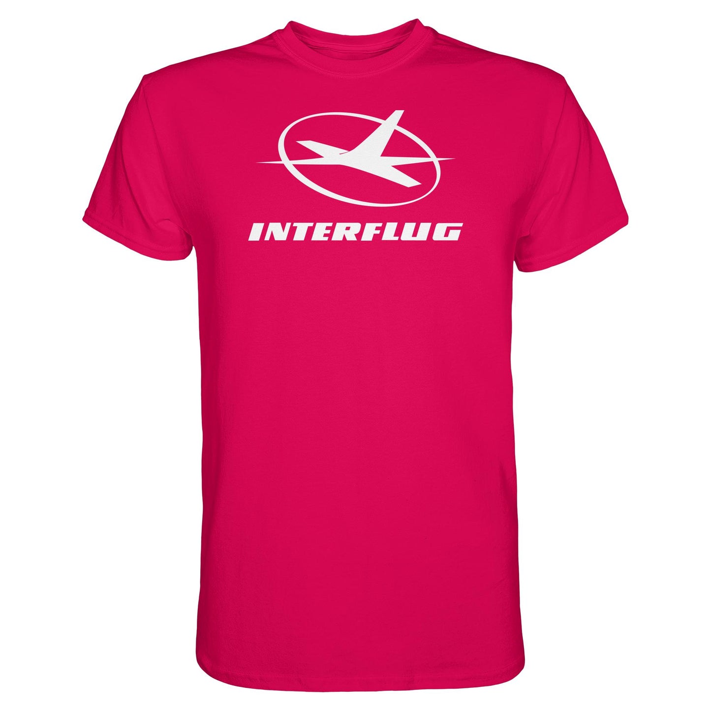 DDR Ostalgie Shirt Unisex • INTERFLUG MONOCHROM