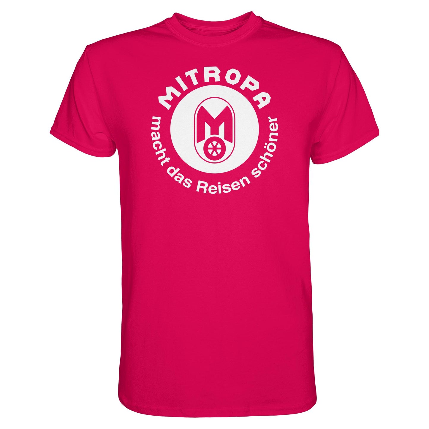 DDR Ostalgie Shirt Unisex • MITROPA MACHT DAS REISEN SCHÖNER - dunkel