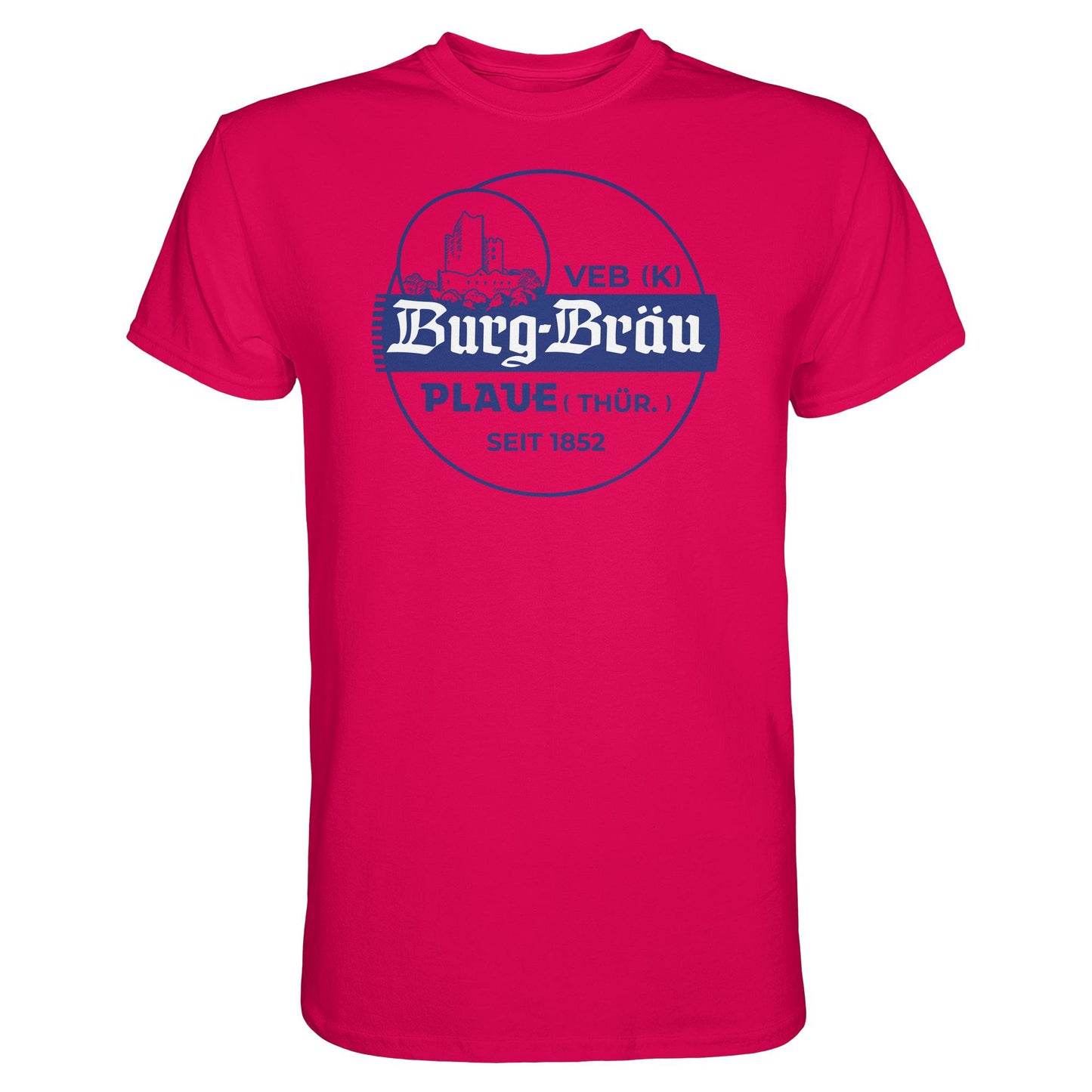 PREMIUM SHIRT UNISEX • VEB BURG-BRÄU PLAUE BIERE