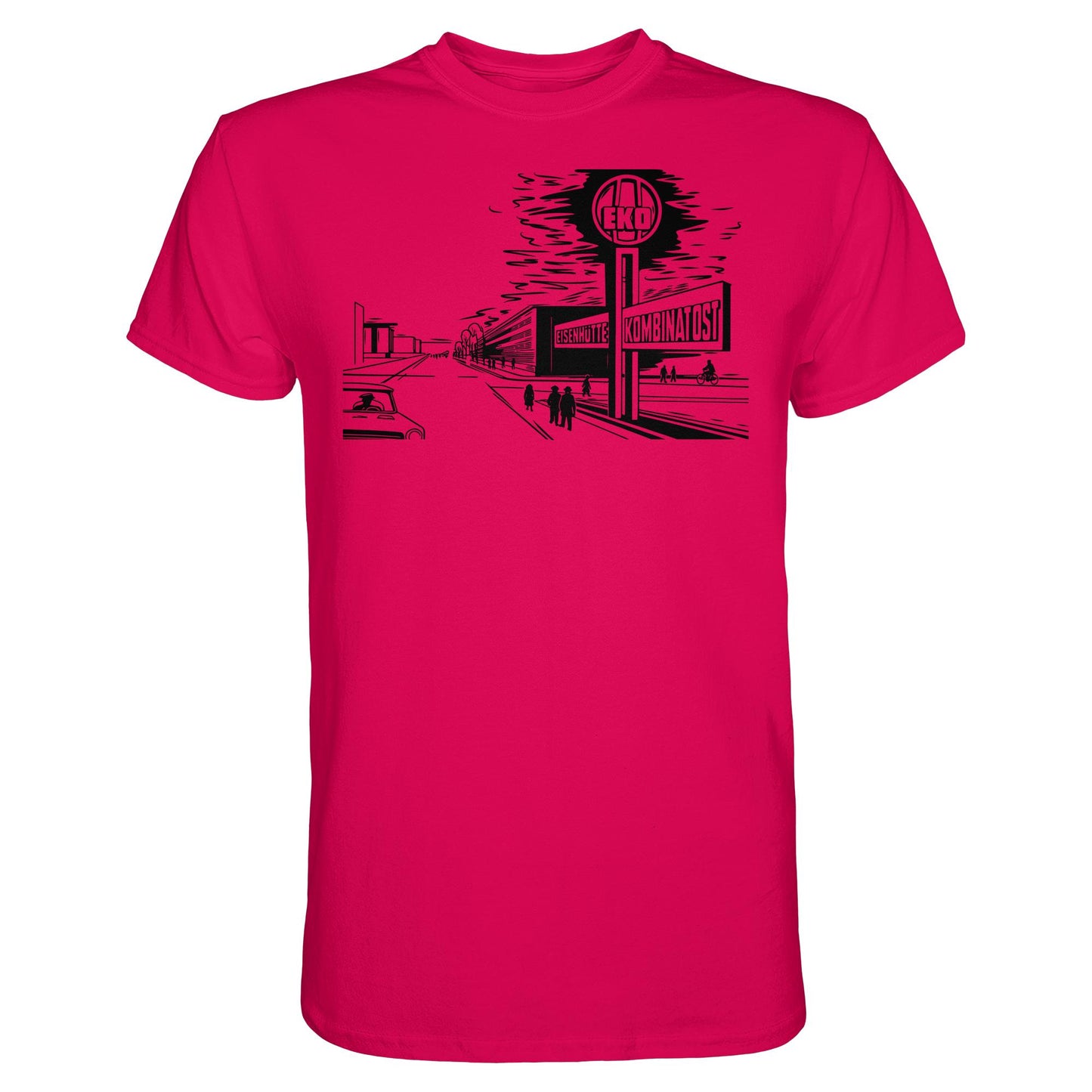 DDR Ostalgie Shirt Unisex • EISENHÜTTENKOMBINAT OST (EKO) - ORIGINAL POSTSTEMPEL