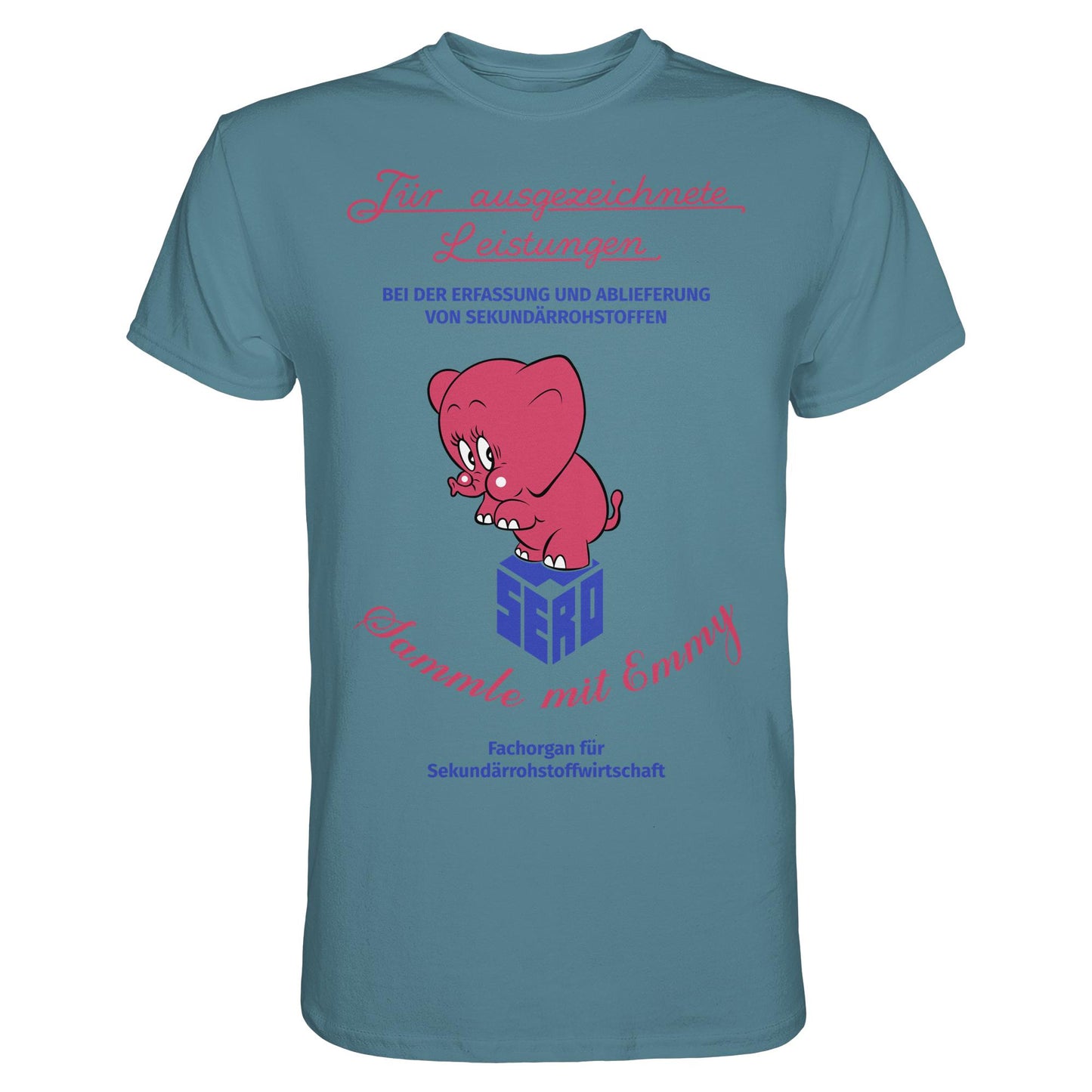 DDR Ostalgie Shirt Unisex • FÜR AUSGEZEICHNETE LEISTUNGEN - SERO EMMY (ORIGINAL-WIMPEL)