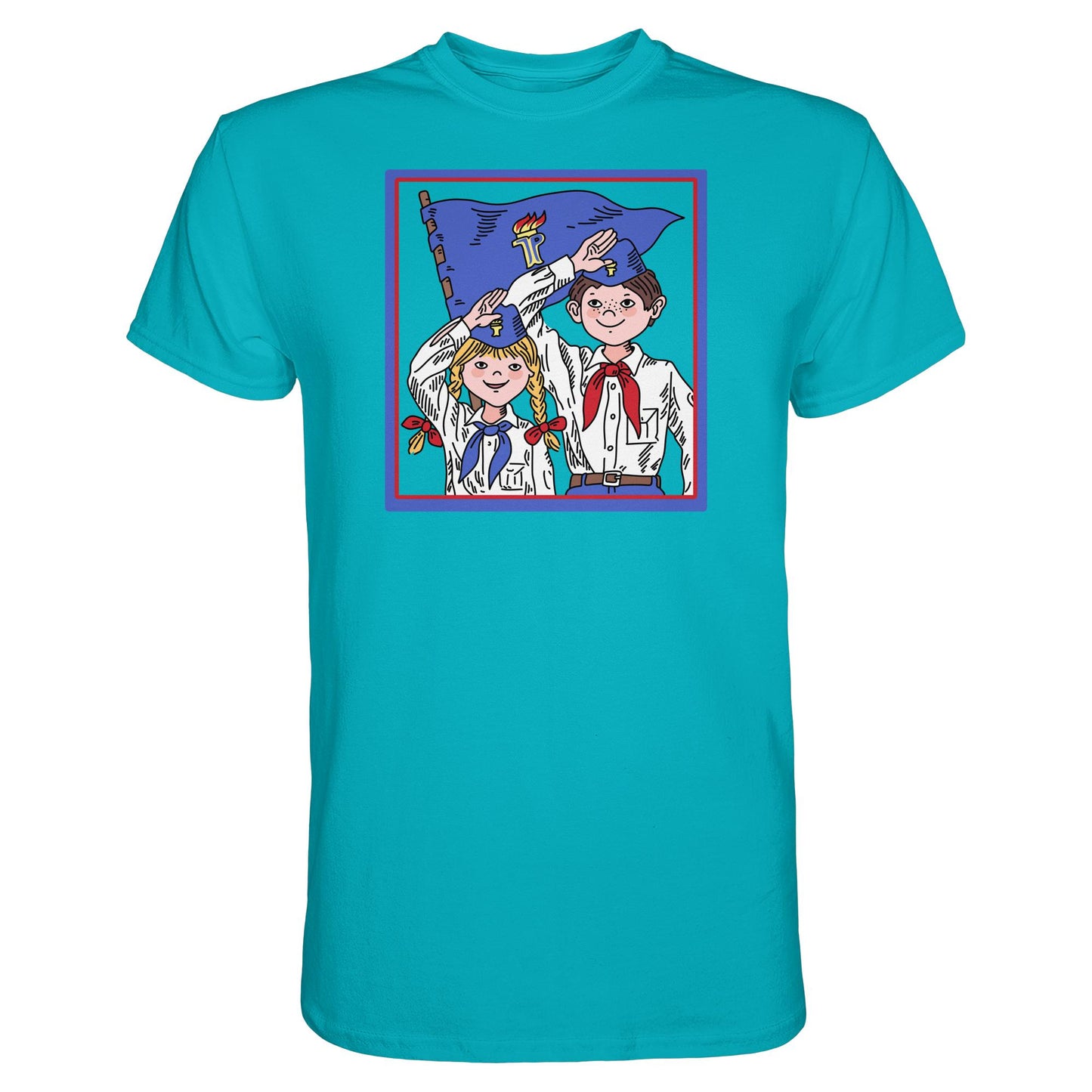 PREMIUM SHIRT UNISEX • JUNGE PIONIERE - ORIGINAL ILLUSTRATION