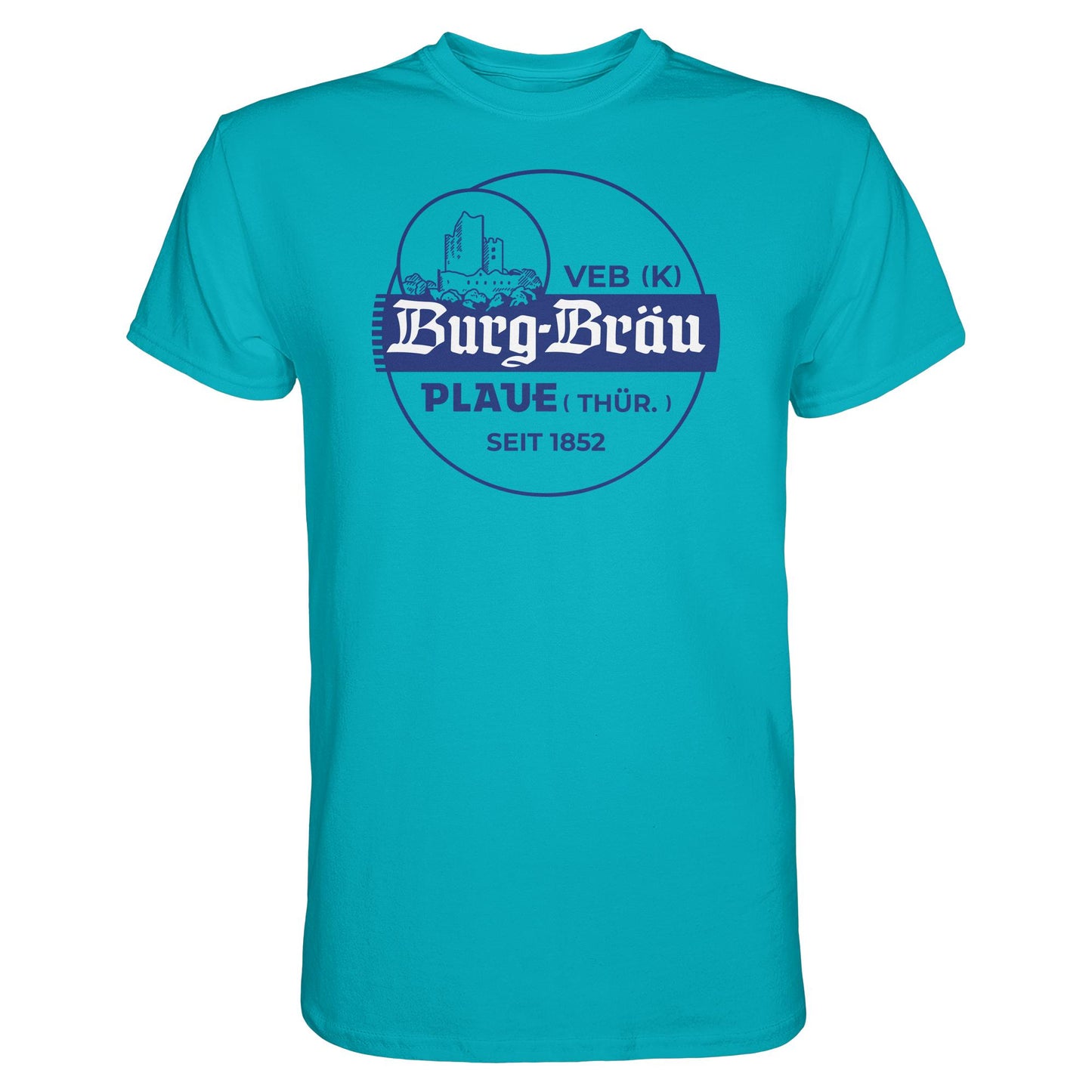 PREMIUM SHIRT UNISEX • VEB BURG-BRÄU PLAUE BIERE