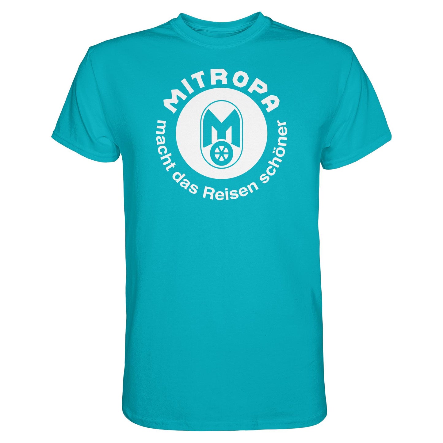 DDR Ostalgie Shirt Unisex • MITROPA MACHT DAS REISEN SCHÖNER - dunkel