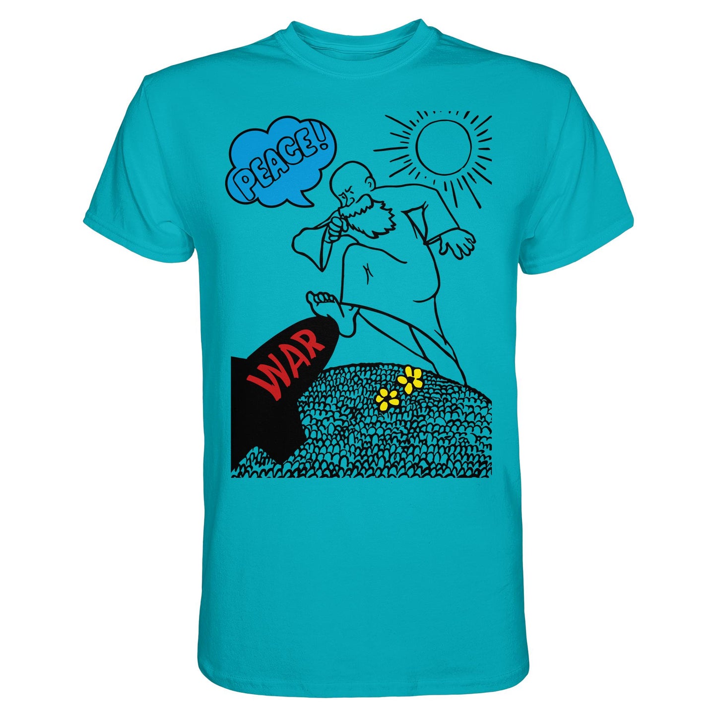 DDR Ostalgie Shirt Unisex • PEACE & WAR (ORIGINAL DDR-PLAKAT)