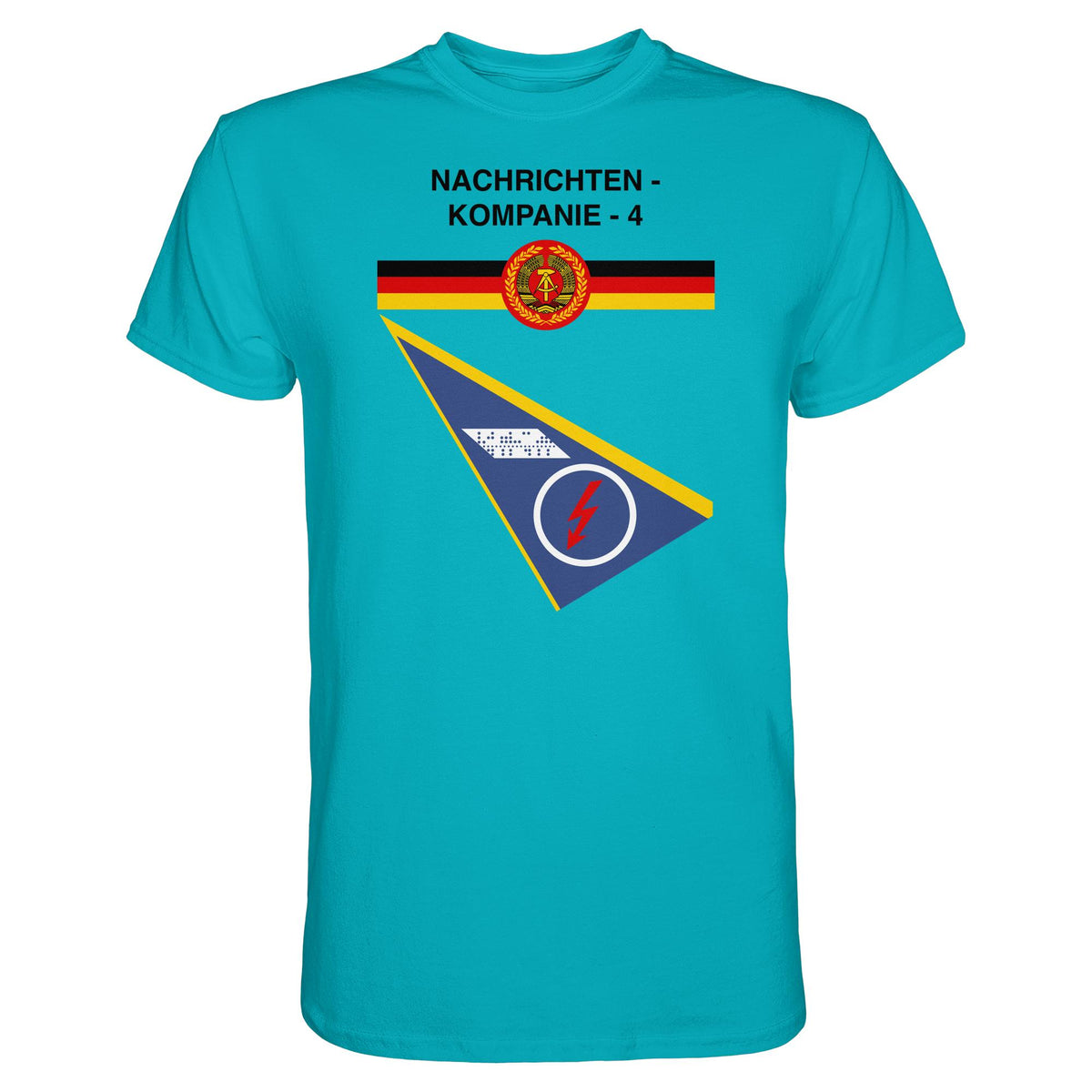 DDR Ostalgie Shirt Unisex • NVA - NACHRICHTENKOMPANIE 4