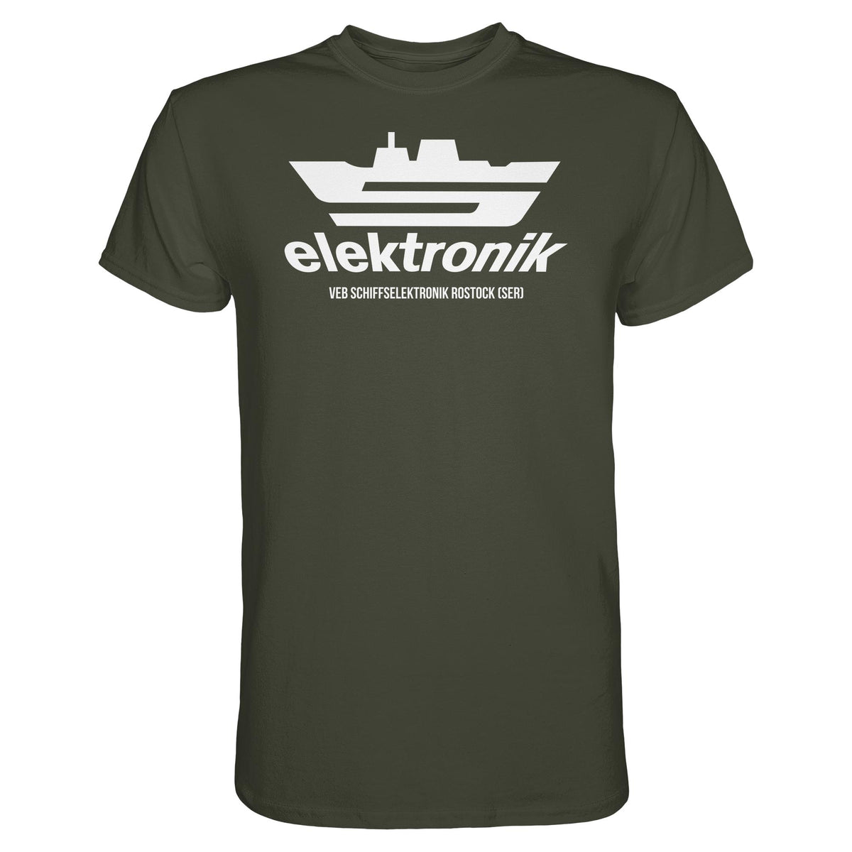 DDR Ostalgie Shirt Unisex • VEB SCHIFFSELEKTRONIK ROSTOCK