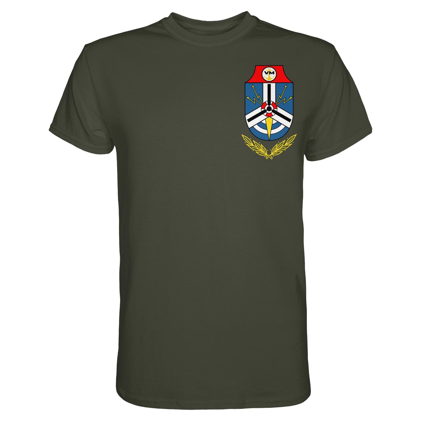 DDR Ostalgie Shirt Unisex • NVA EMBLEM - MARINEGESCHWADER 18 - KURT BARTHEL