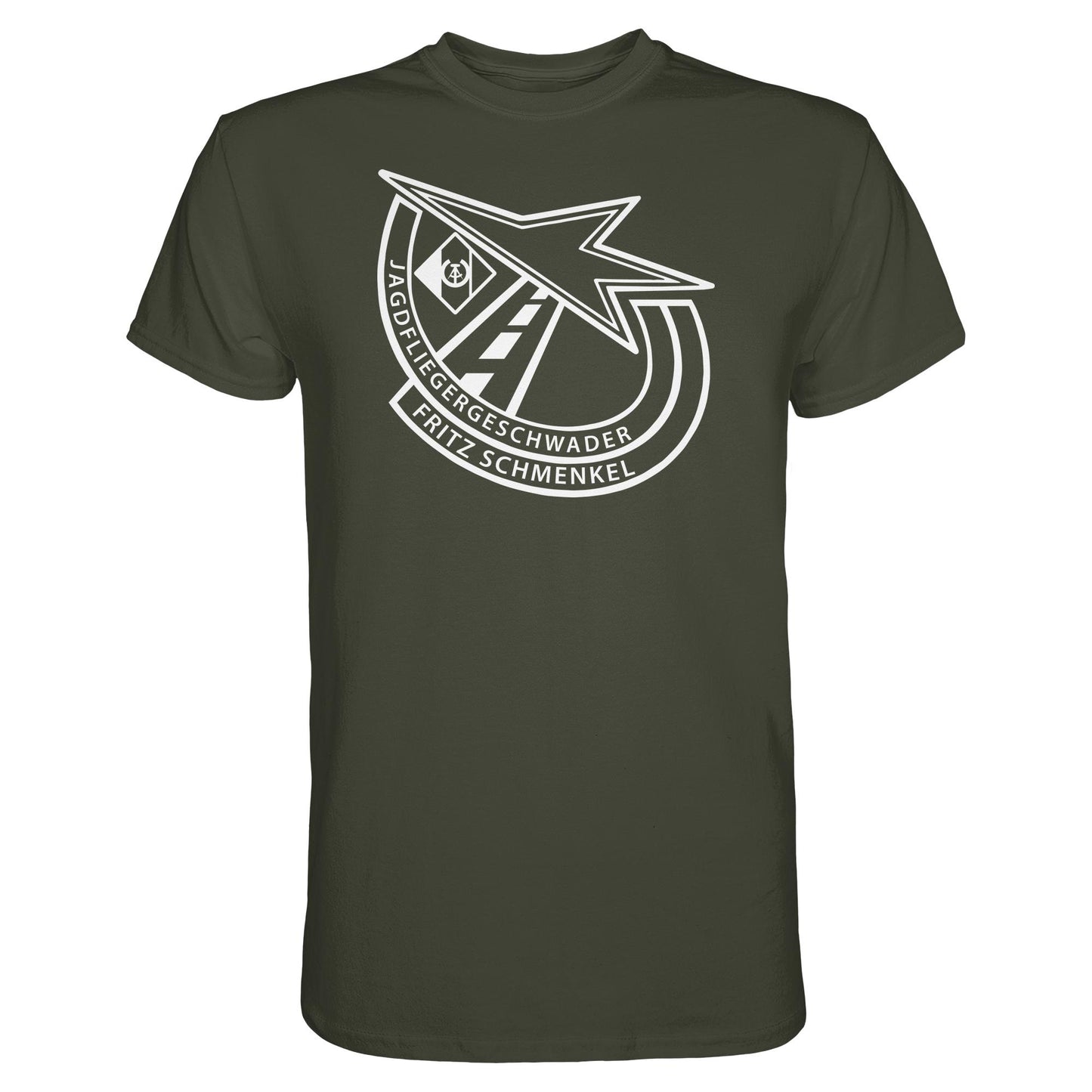 DDR Ostalgie Shirt Unisex • NVA EMBLEM - GESCHWADER FRITZ SCHMENKEL