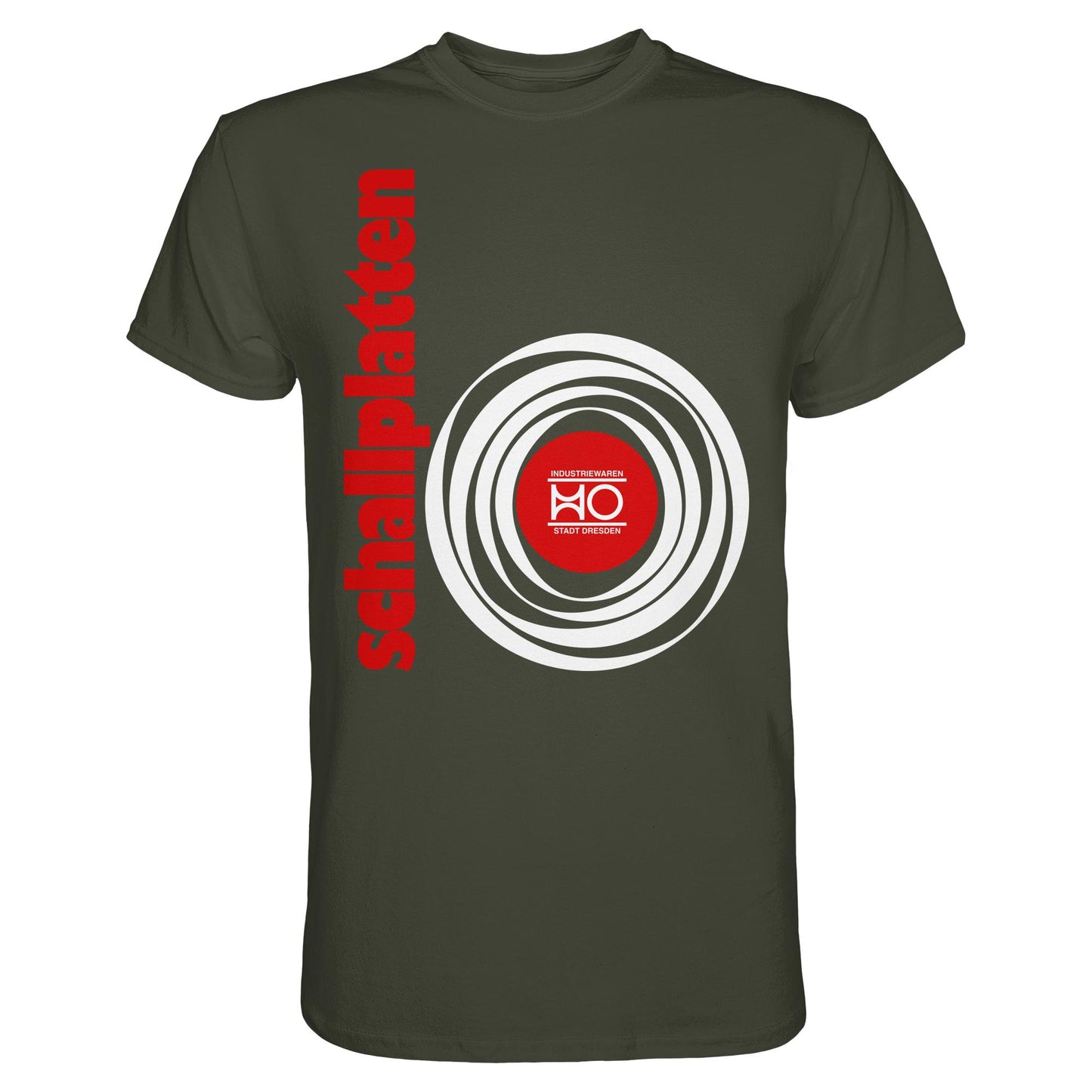 DDR Ostalgie Shirt Unisex • HO SCHALLPLATTEN DRESDEN