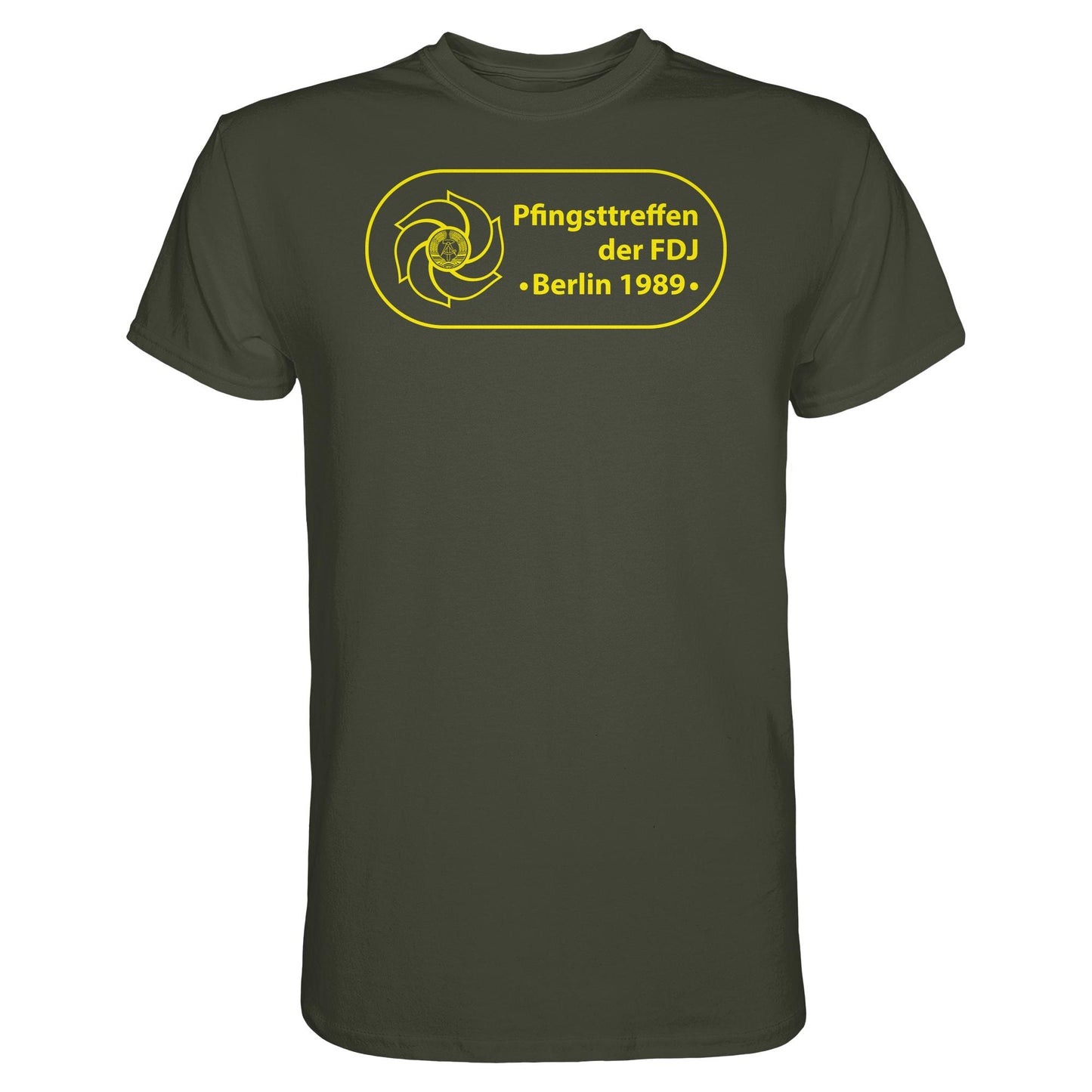 DDR Ostalgie Shirt Unisex • PFINGSTTREFFEN DER FDJ, BERLIN 1989