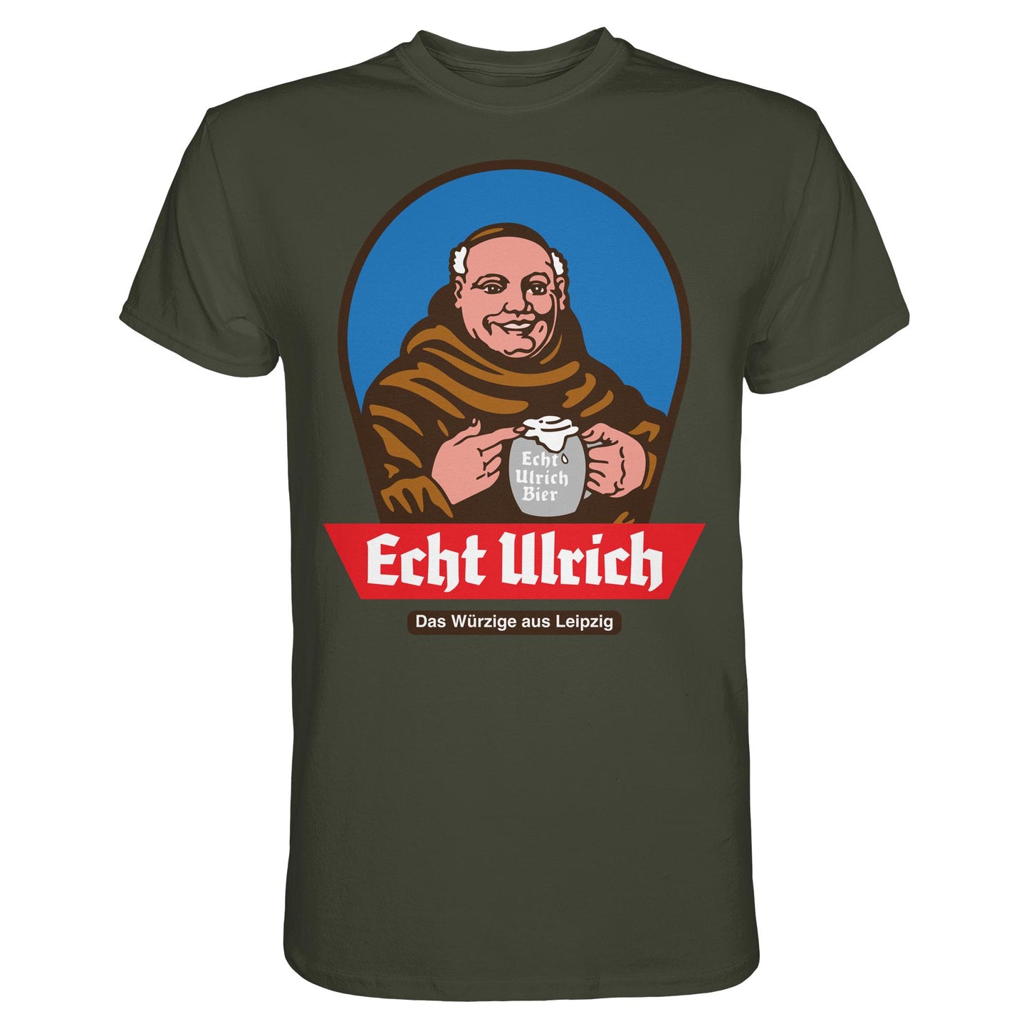DDR Ostalgie Shirt Unisex • ECHT ULRICH BIER LEIPZIG