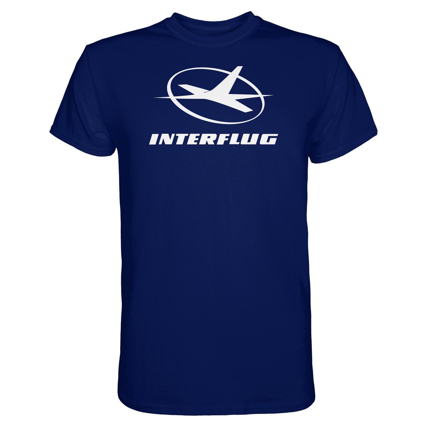 DDR Ostalgie Shirt Unisex • INTERFLUG MONOCHROM
