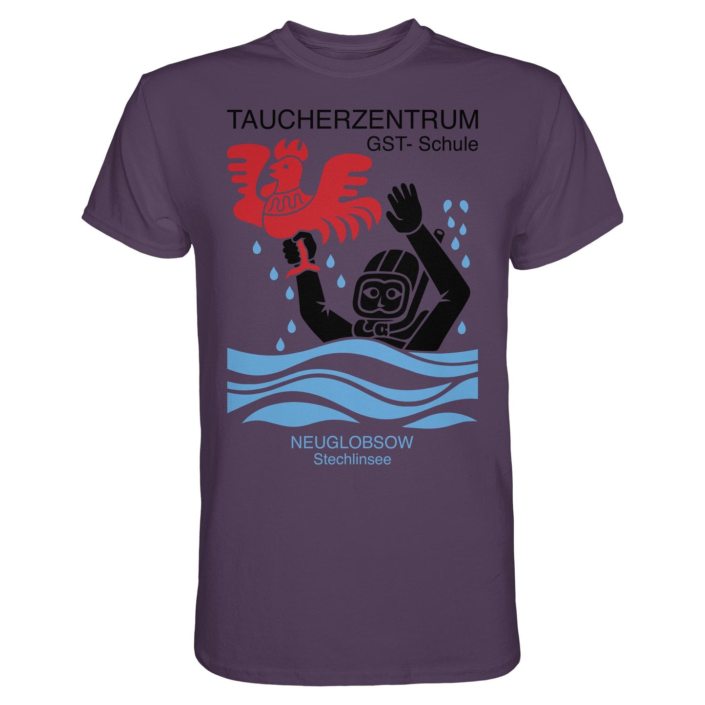 DDR Ostalgie Shirt Unisex • GST-TAUCHSCHULE NEUGLOBSOW STECHLINSEE