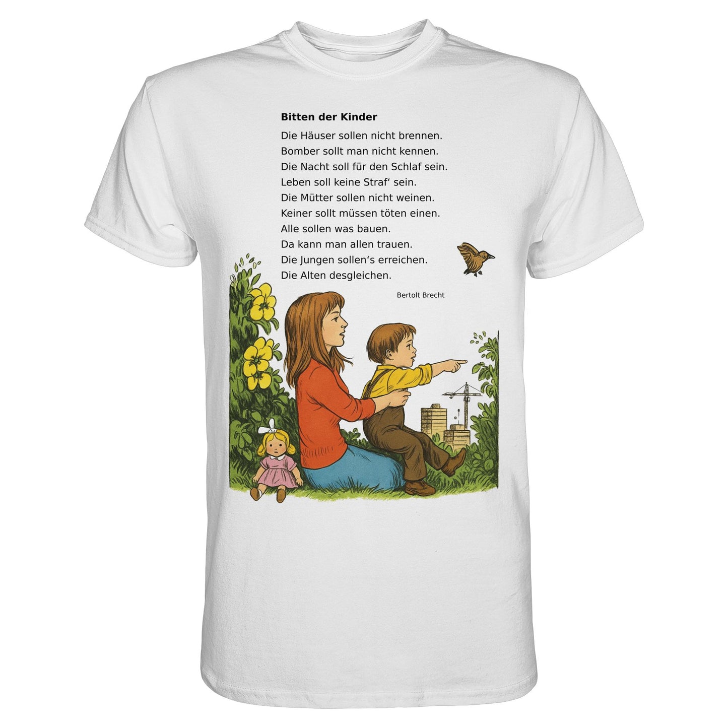 DDR Ostalgie Shirt Unisex • BITTEN DER KINDER - UNSERE FIBEL