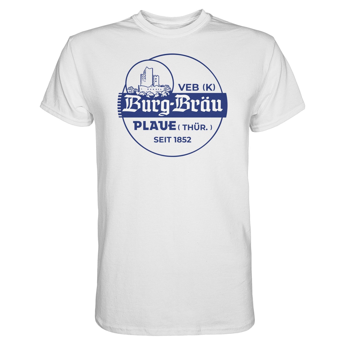 PREMIUM SHIRT UNISEX • VEB BURG-BRÄU PLAUE BIERE