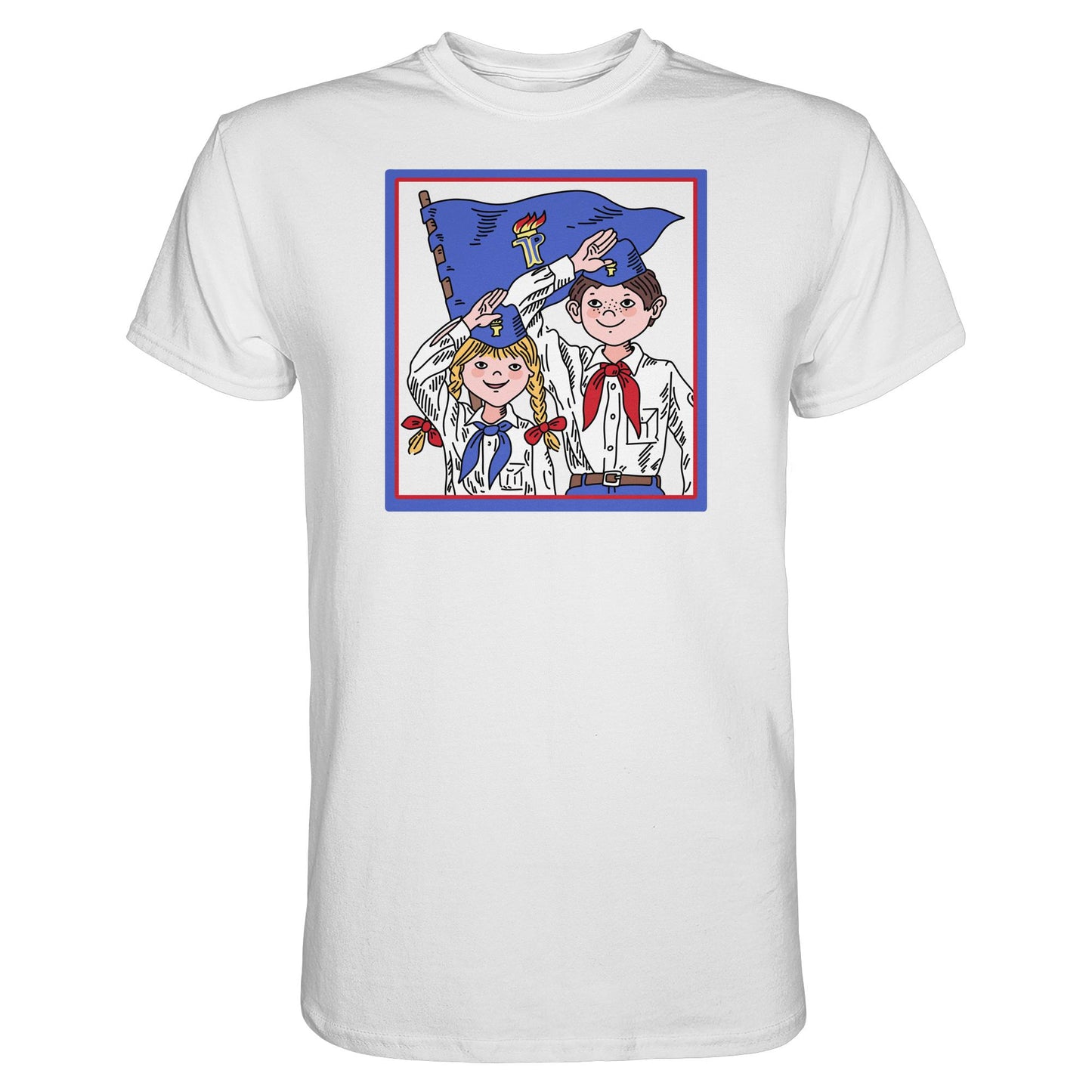 PREMIUM SHIRT UNISEX • JUNGE PIONIERE - ORIGINAL ILLUSTRATION