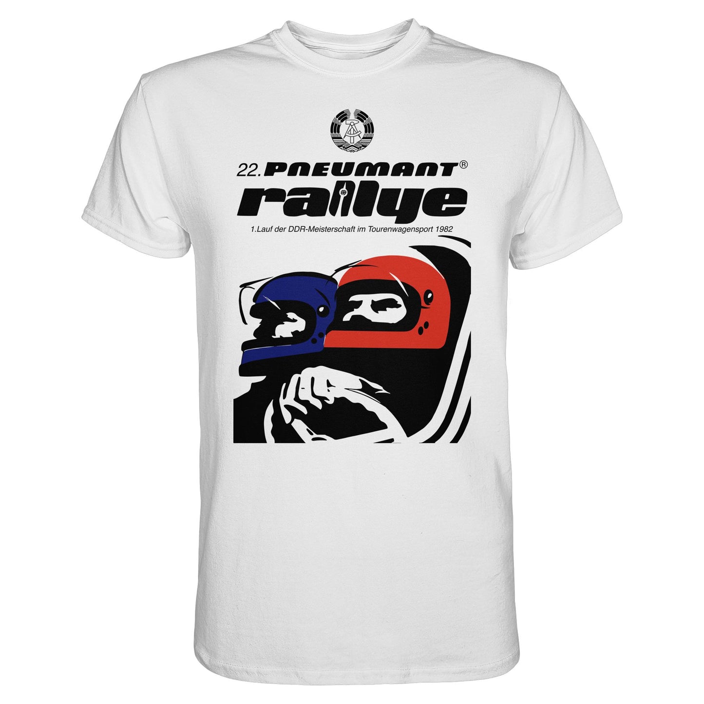 DDR Ostalgie Shirt Unisex • 22. PNEUMANT RALLYE 1982 (ORIGINAL DDR-PLAKAT)