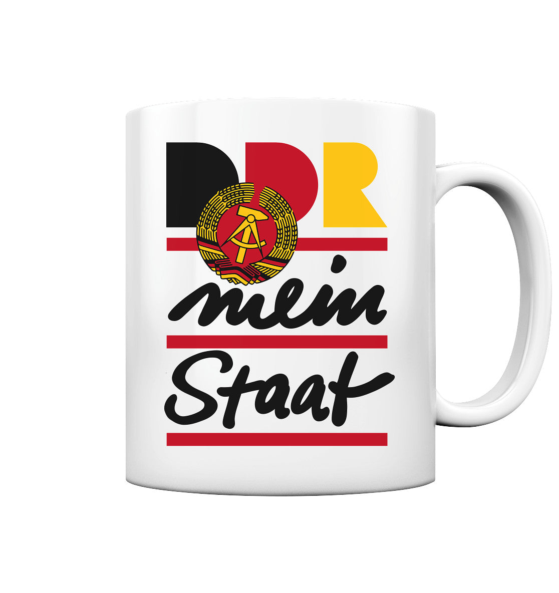 DDR Ostalgie Tasse • DDR - MEIN STAAT
