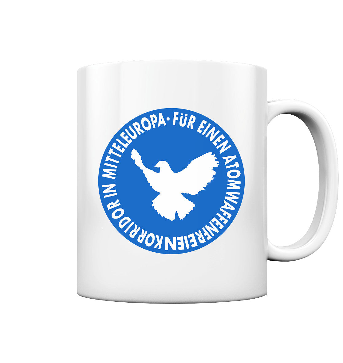 DDR Ostalgie Tasse • ATOMWAFFENFREIES MITTELEUROPA