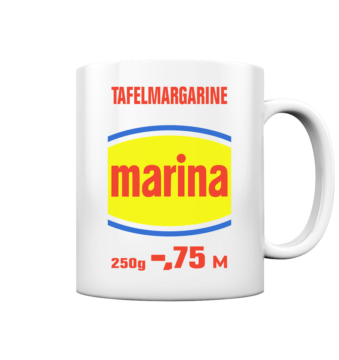 DDR Ostalgie Tasse • MARINA TAFELMAGARINE