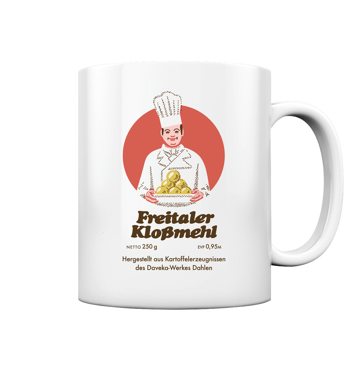 DDR Ostalgie Tasse • FREITALER KLOSSMEHL
