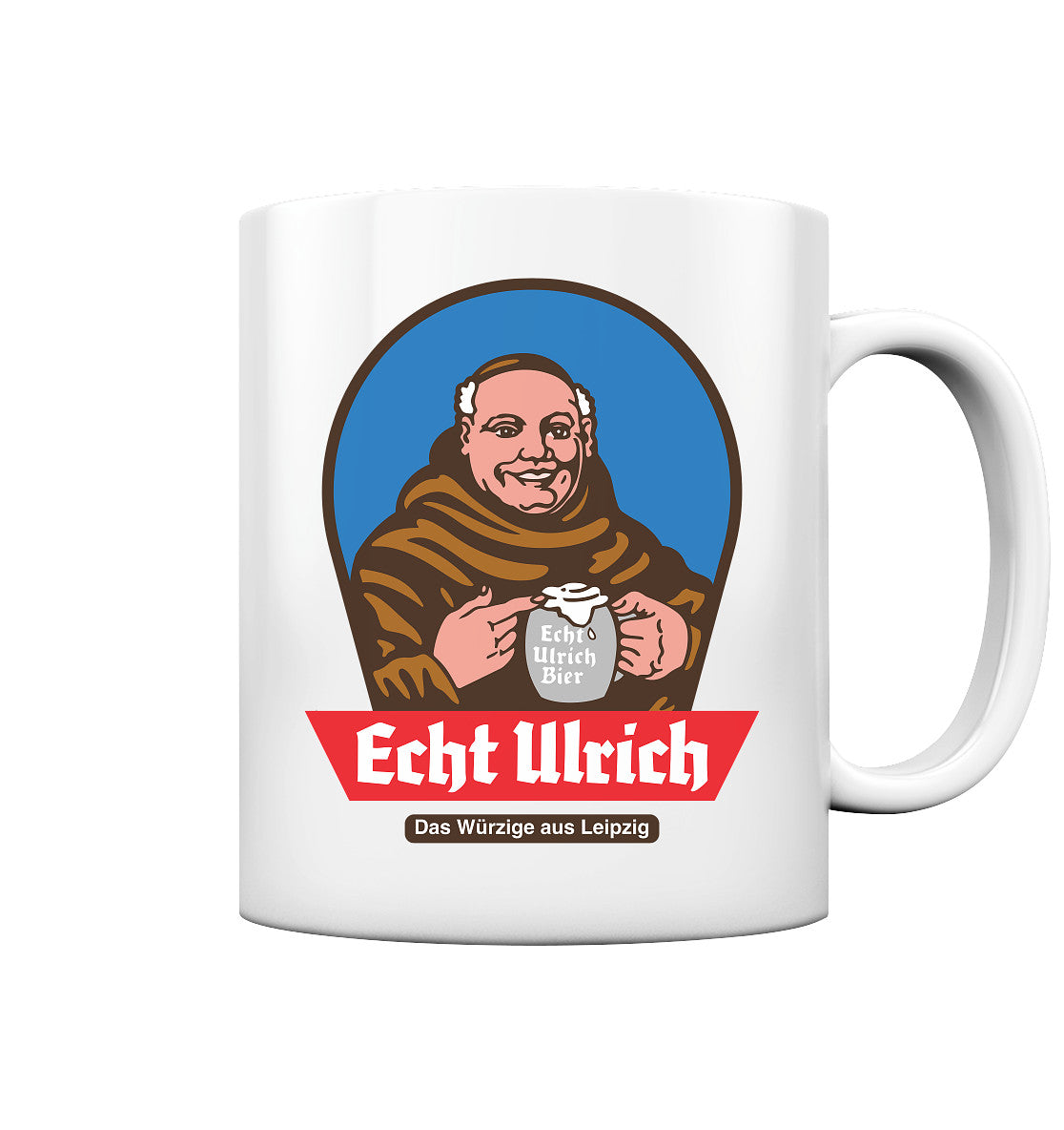 DDR Ostalgie Tasse • ECHT ULRICH BIER LEIPZIG