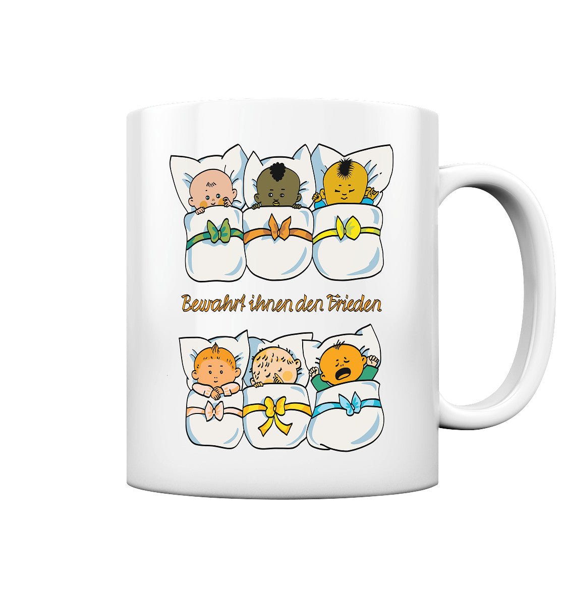 DDR Ostalgie Tasse • BEWAHRT IHNEN DEN FRIEDEN (DDR ORIGINAL-PLAKAT)