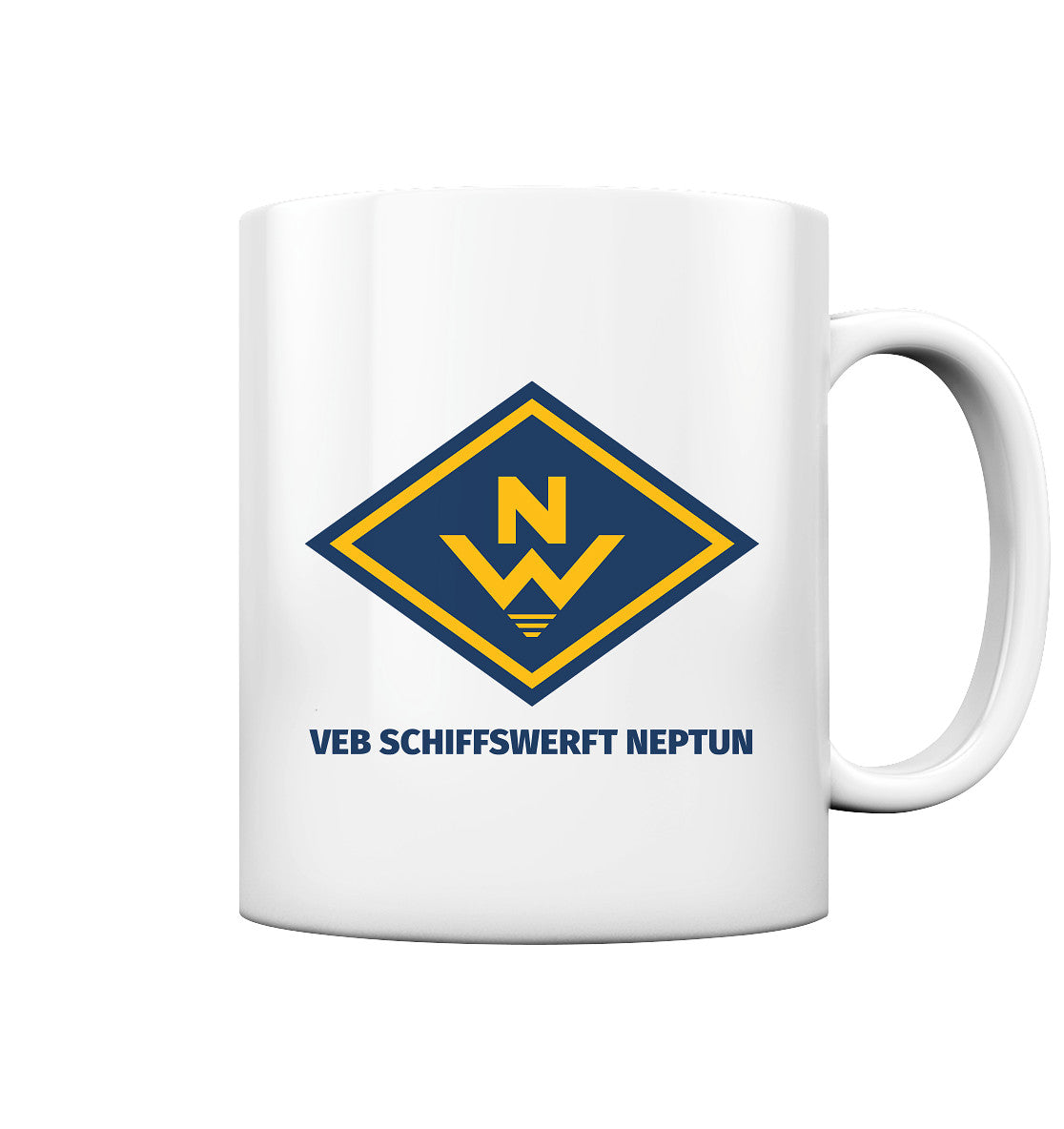 DDR Ostalgie Tasse • VEB SCHIFFSWERFT NEPTUN