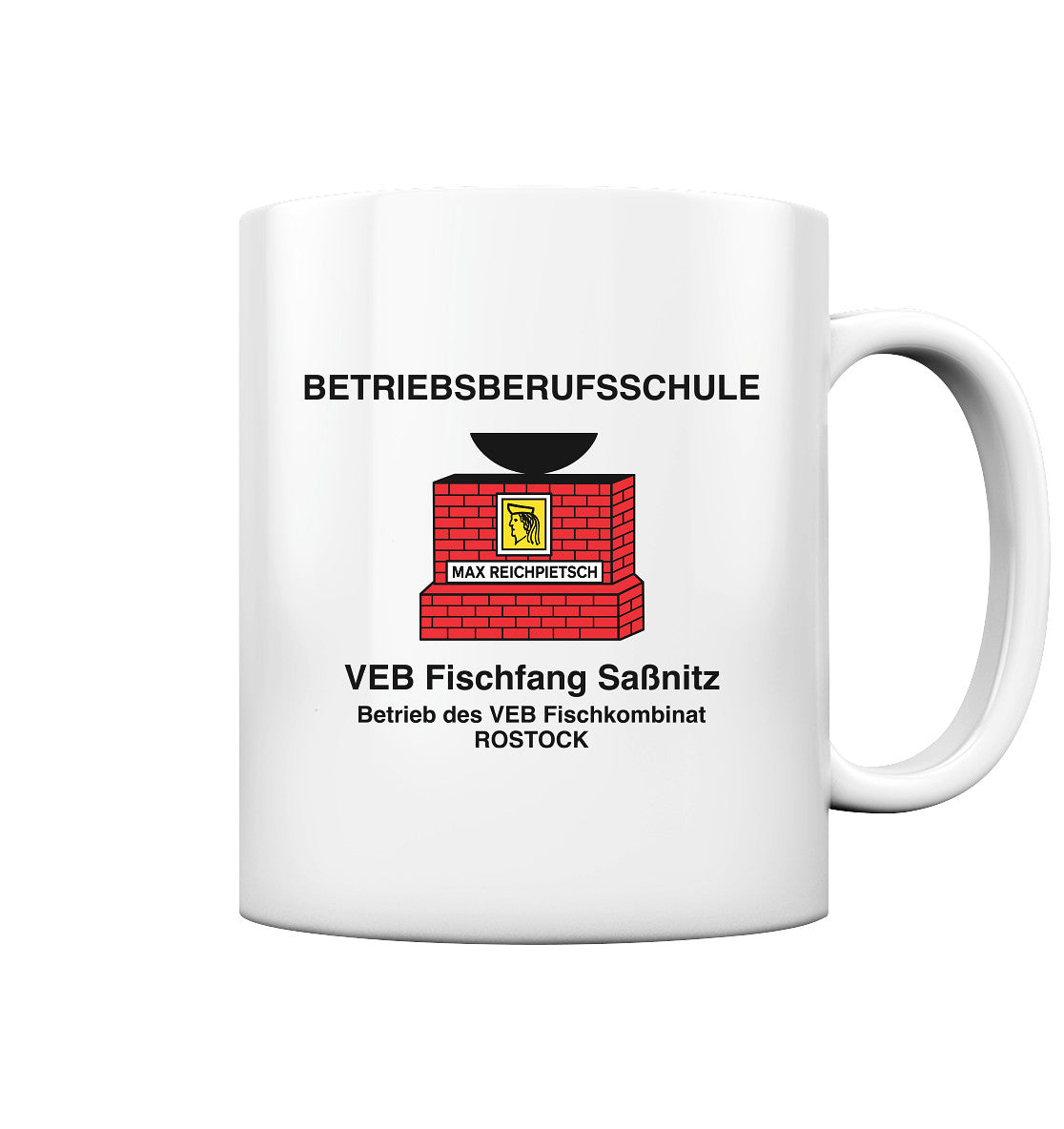 DDR Ostalgie Tasse • BETRIEBSBERUFSSCHULE MAX REICHPIETSCH