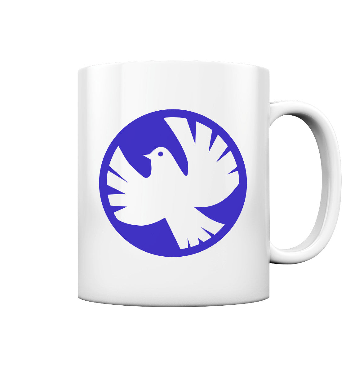 TASSE • ROCK FÜR DEN FRIEDEN - TAUBE - hell