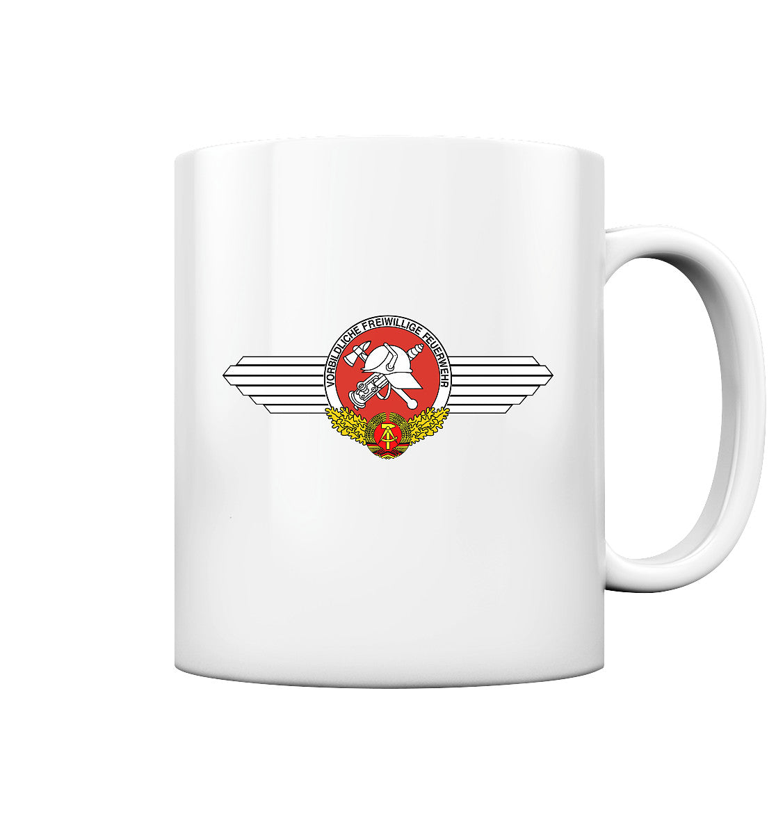 DDR Ostalgie Tasse • VORBILDLICHE FREIWILLIGE FEUERWEHR DER DDR