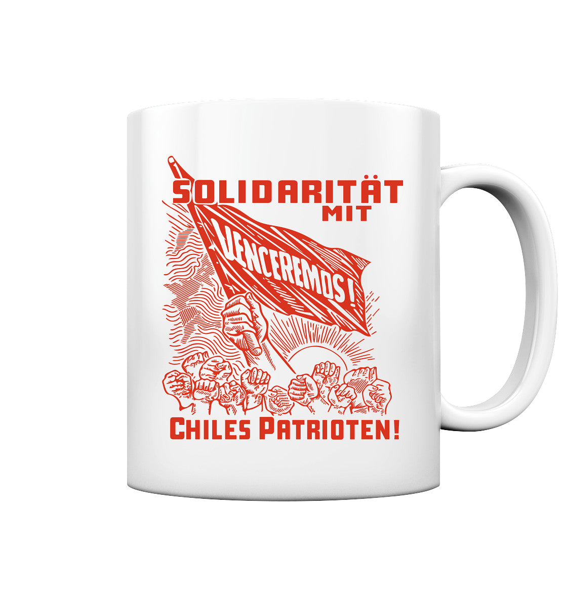 TASSE • VENCEREMOS SOLIDARITÄT MIT CHILES PATRIOTEN
