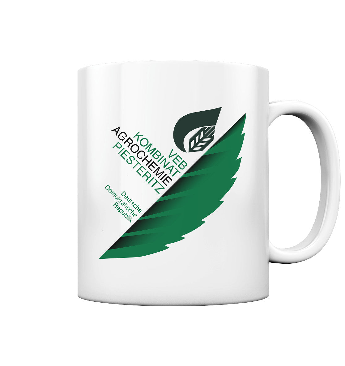 DDR Ostalgie Tasse • VEB KOMBINAT AGROCHEMIE PIESTERITZ