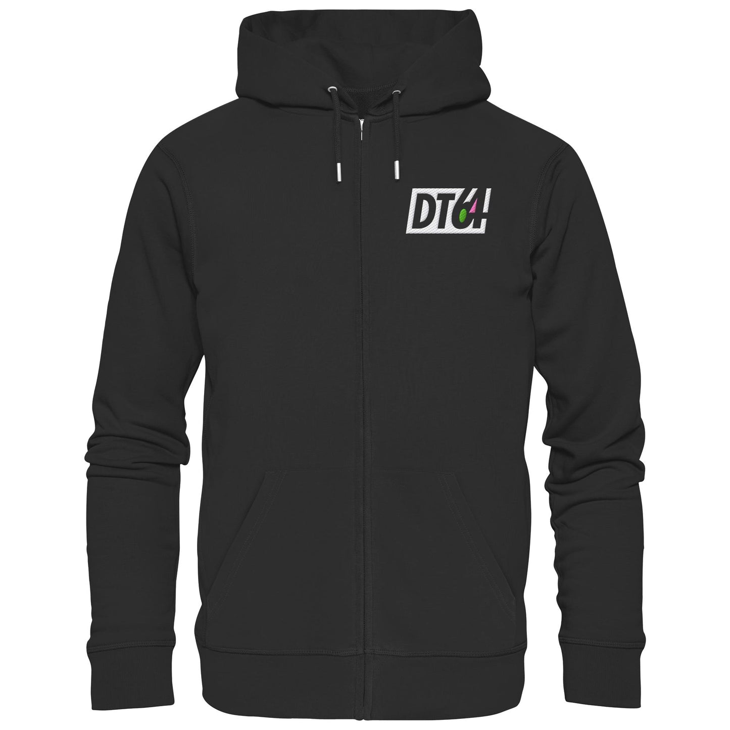 DDR Ostalgie Kapuze / Zipper Hoodie bestickt • DT64