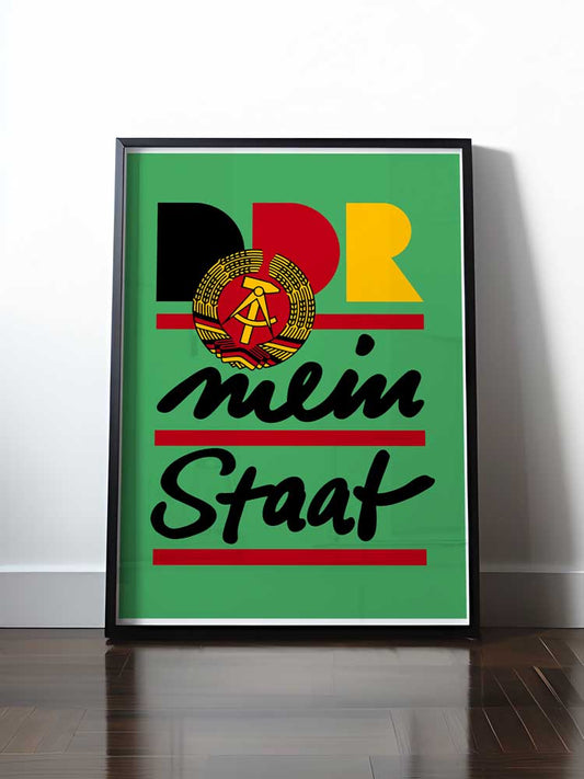 Historisches DDR Poster (A4 | A3 | A2 | A1) • DDR - MEIN STAAT