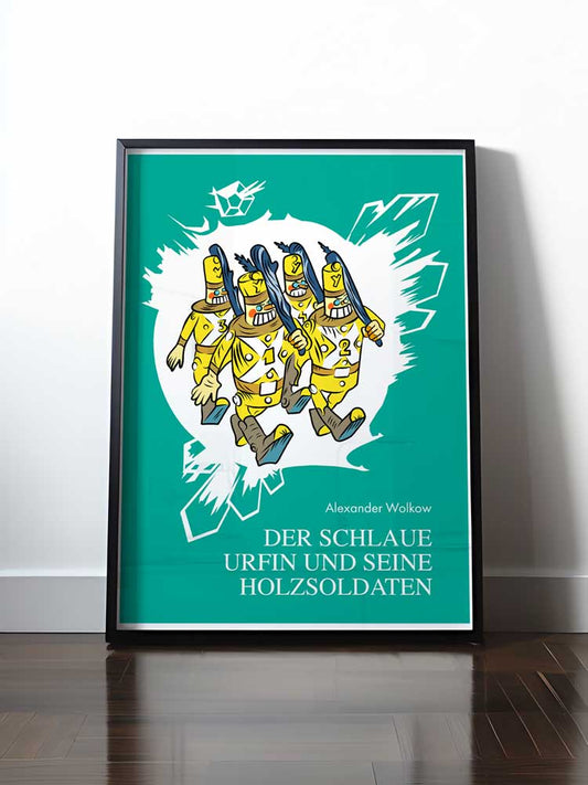 Historisches DDR Poster (A4 | A3 | A2 | A1) • WOLKOW - DER SCHLAUE URFIN UND SEINE HOLZSOLDATEN