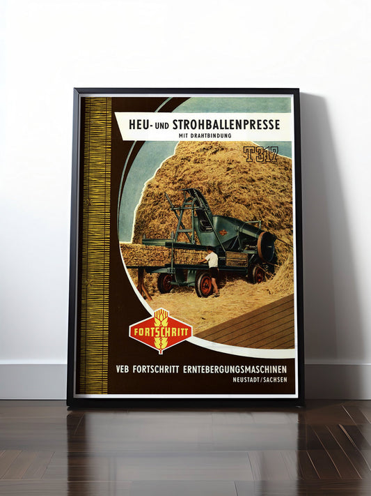 Historisches DDR Poster (A4 | A3 | A2 | A1) • DDR: FORTSCHRITT T317