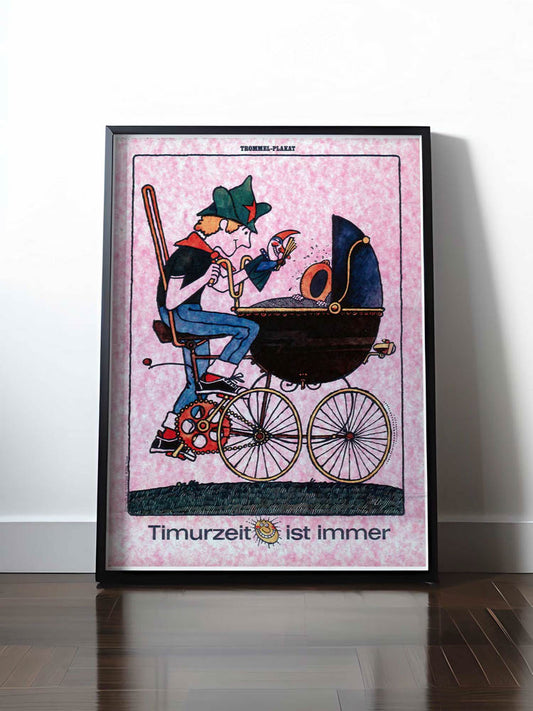 Historisches DDR Poster (A4 | A3 | A2 | A1) • TIMURZEIT IST IMMER