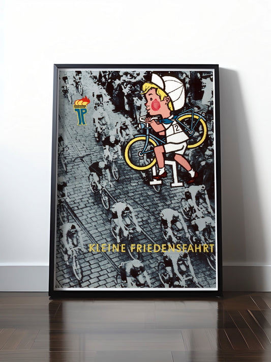 Historisches DDR Poster (A4 | A3 | A2 | A1) • DDR: KLEINE FRIEDENSFAHRT
