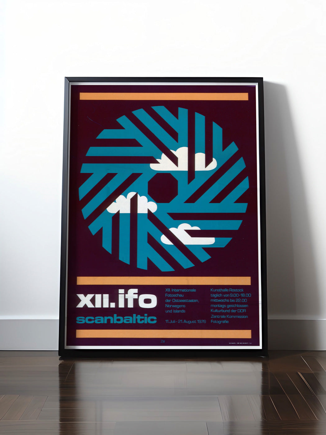 Historisches DDR Poster (A4 | A3 | A2 | A1) • DDR: SCANBALTIC FOTO-AUSSTELLUNG