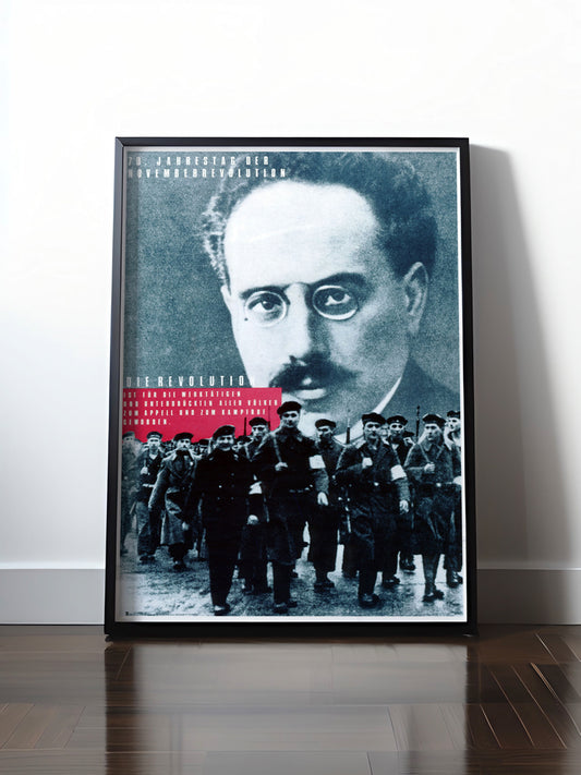 Historisches DDR Poster (A4 | A3 | A2 | A1) • DDR: KARL LIEBKNECHT